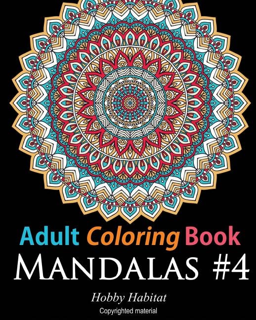 Couverture_Adult Coloring Book: Mandalas #4