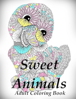 Couverture_Sweet Animals - Colouring Book (Anti-stress art therapy;-)