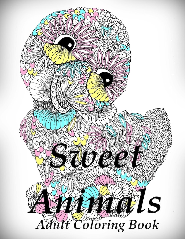 Couverture_Sweet Animals - Colouring Book (Anti-stress art therapy;-)