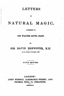 Front cover_Letters on Natural Magic, Addressed to Sir Walter Scott
