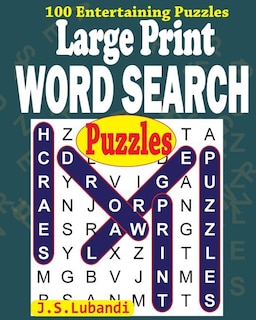 Large Print Word Search Puzzles