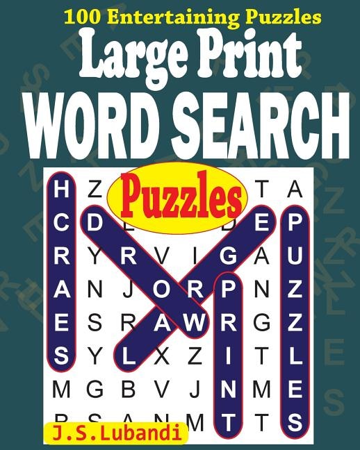 Large Print Word Search Puzzles