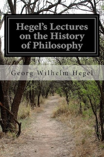 Front cover_Hegel's Lectures on the History of Philosophy