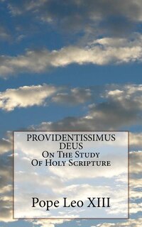 Front cover_PROVIDENTISSIMUS DEUS On The Study Of Holy Scripture