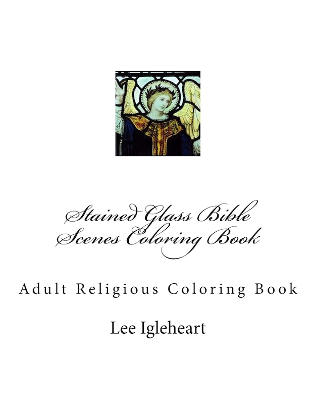 Couverture_Stained Glass Bible Scenes Coloring Book