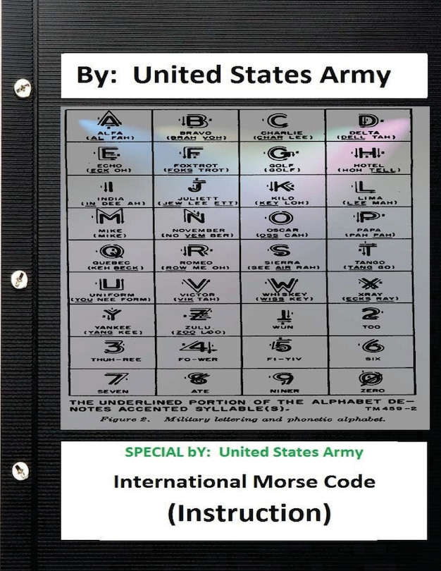 Front cover_International Morse Code (Instruction) (SPECIAL)