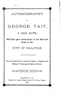 Couverture_Autobiography of George Tait, a Deaf Mute