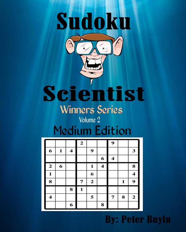 Couverture_Sudoku Scientist Winners Series - Sudoku Puzzle Books Medium Edition For Beginners - Puzzle Books For Friends & Family Fun - Sudoku Puzzle Book Volume 2