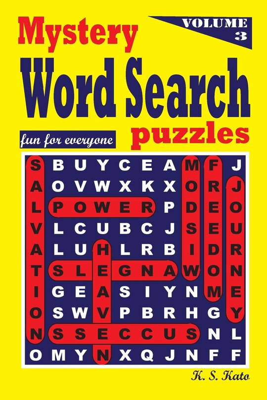 Front cover_Mystery WORD SEARCH Puzzles Volume 3