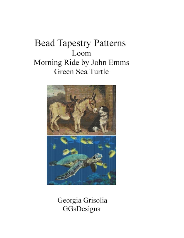 Bead Tapestry Patterns Loom Morning Ride by John Emms Green Sea Turtle
