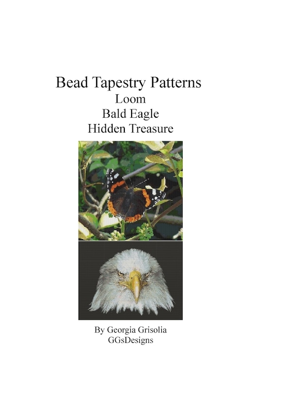 Front cover_Bead Tapestry Patterns Loom Bald Eagle Hidden Treasure