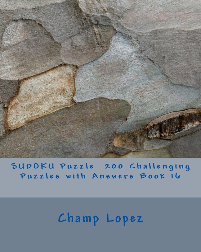 SUDOKU Puzzle 200 Challenging Puzzles with Answers Book 16