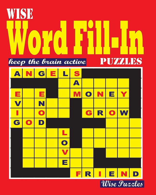Front cover_Wise Word Fill In Puzzles