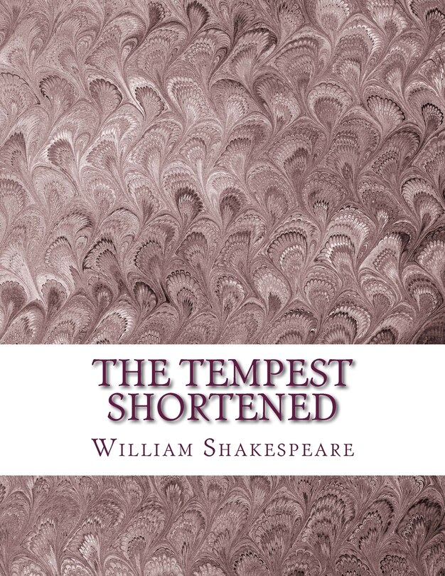 Front cover_The Tempest Shortened