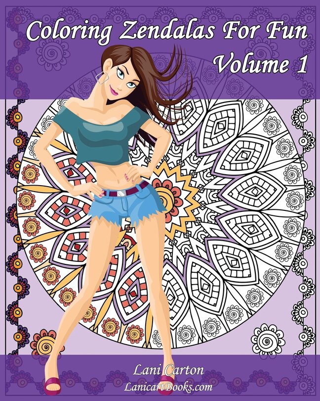 Front cover_Coloring Zendalas For Fun - Volume 1