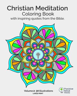 Front cover_Christian Meditation Coloring Book, Volume 2