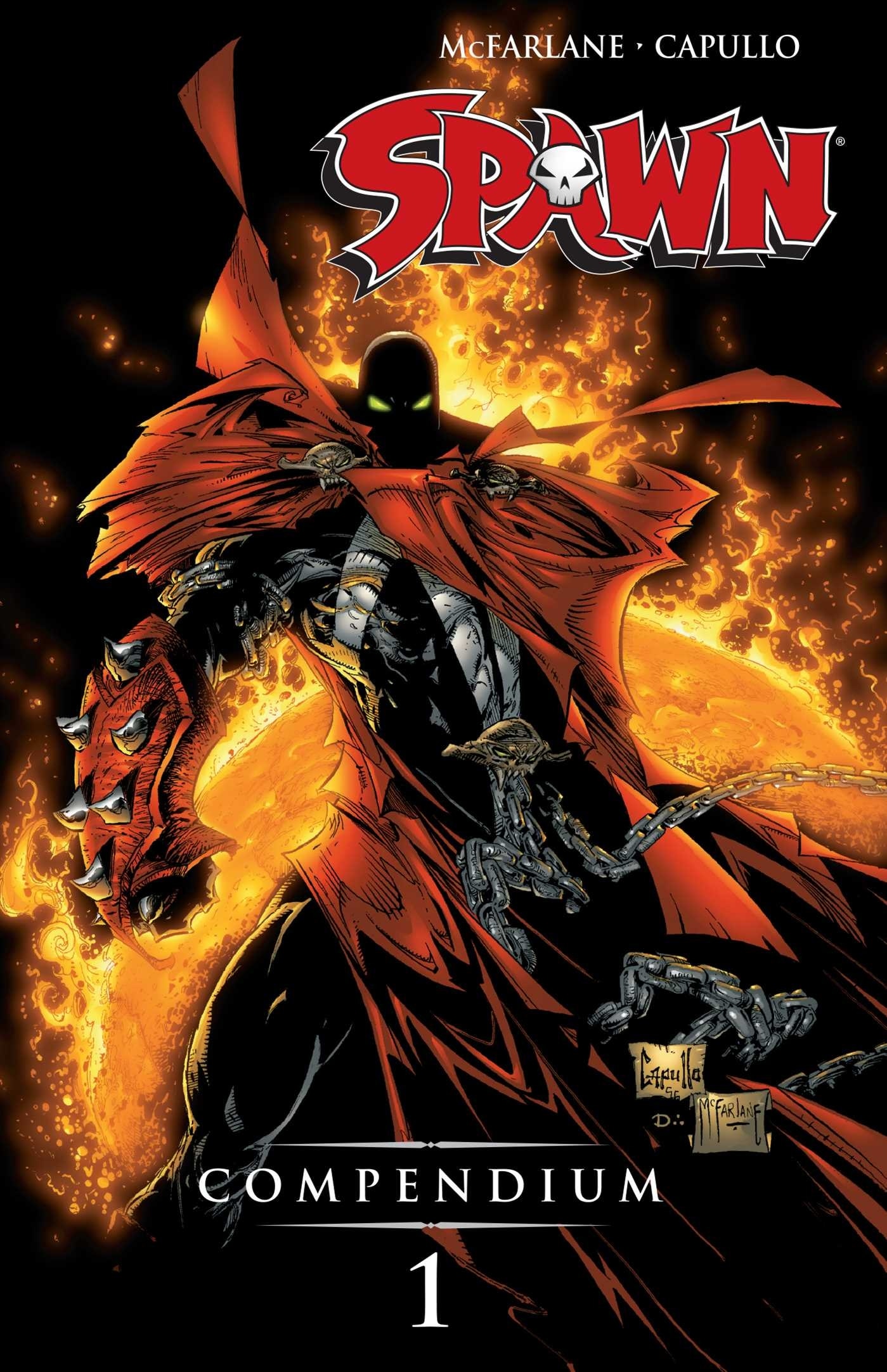 アメコミ スポーン Spawn Compendium 1-2-3 Spawn Compendium Color Edition Volume 1 Book By Todd Mcfarlane