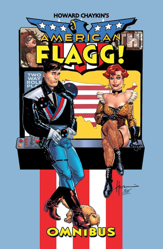 Front cover_Howard Chaykin's American Flagg Omnibus
