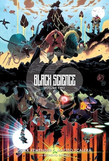 Front cover_Black Science Volume 2: Transcendentalism 10th Anniversary Deluxe Hardcover