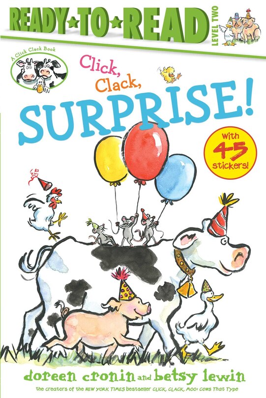 Couverture_Click, Clack, Surprise!/ready-to-read Level 2