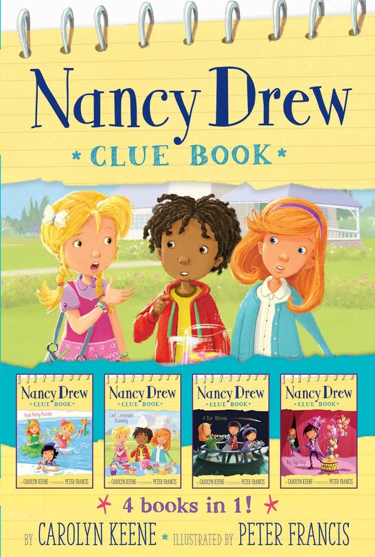 Nancy Drew Clue Book 4 books in 1!: Pool Party Puzzler; Last Lemonade Standing; A Star Witness; Big Top Flop