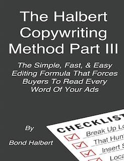 Front cover_The Halbert Copywriting Method Part III