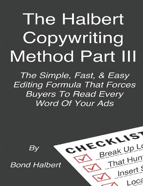 Front cover_The Halbert Copywriting Method Part III