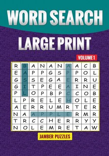 Front cover_Word Search Large Print Volume 1