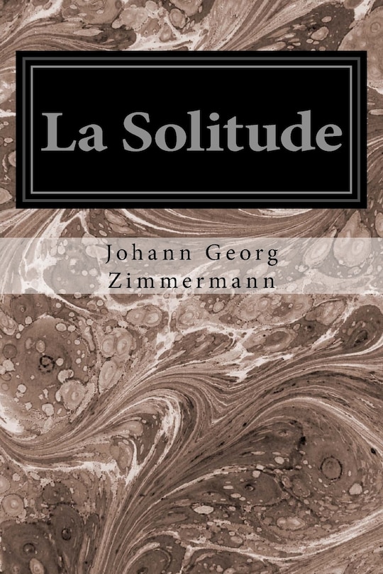 Front cover_La Solitude