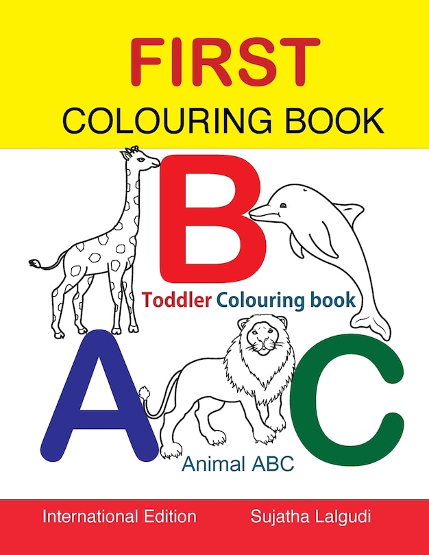 Couverture_First Colouring book. ABC. Toddler Colouring Book