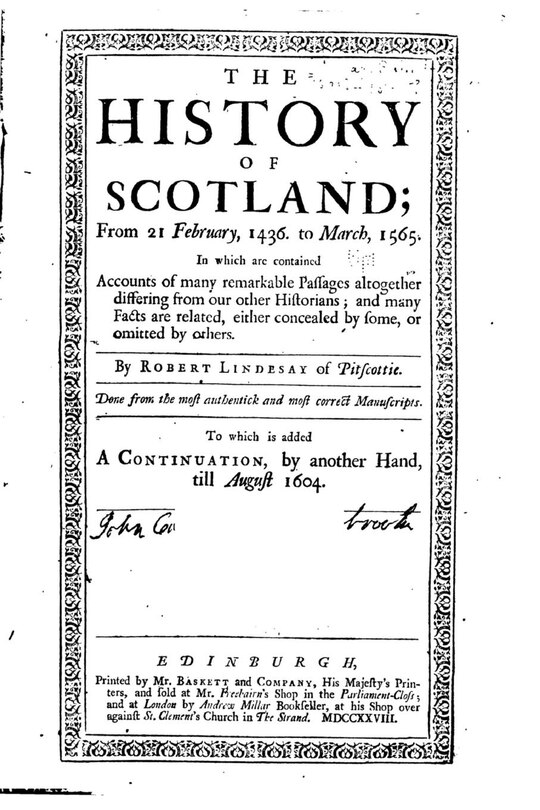 Front cover_The History of Scotland, From 21 February, 1436. To March, 1565