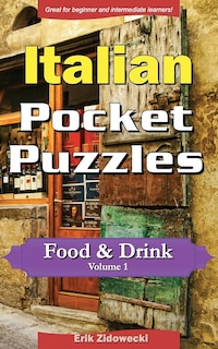 Front cover_Italian Pocket Puzzles - Food & Drink - Volume 1