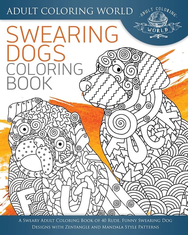 Couverture_Swearing Dogs Coloring Book