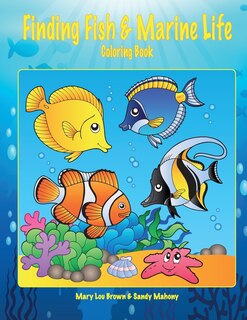Couverture_Finding Fish & Marine Life Coloring Book