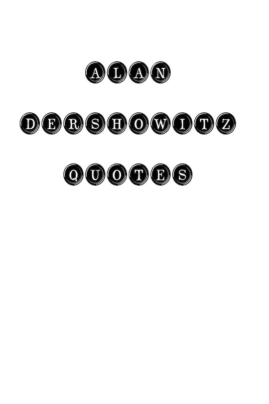 Front cover_Alan Dershowitz