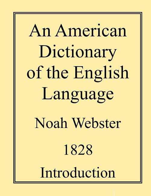 Couverture_An American Dictionary of the English Language