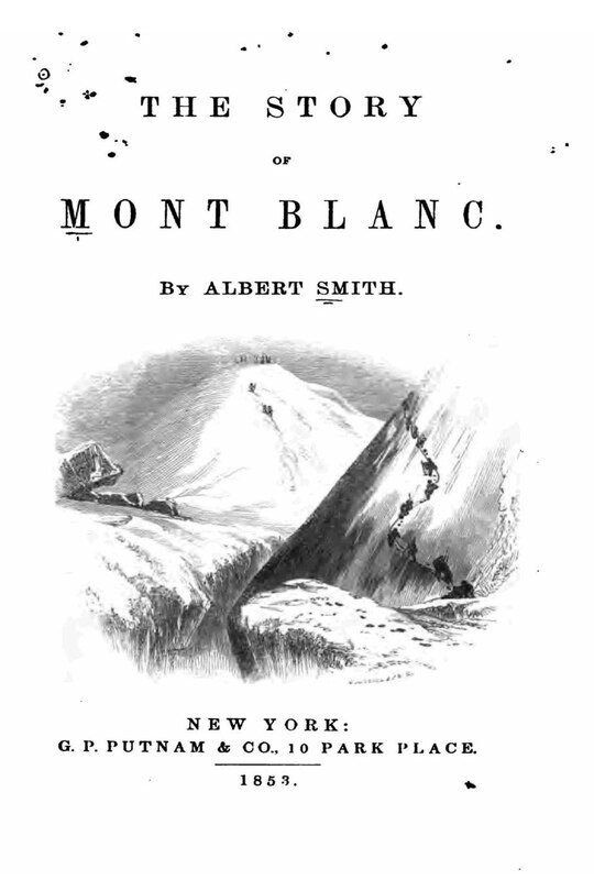 Front cover_The Story of Mont Blanc