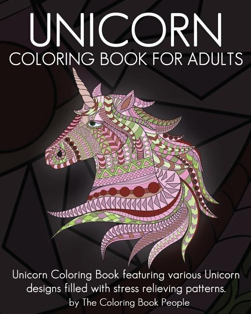 Front cover_Unicorn Coloring Book for Adults