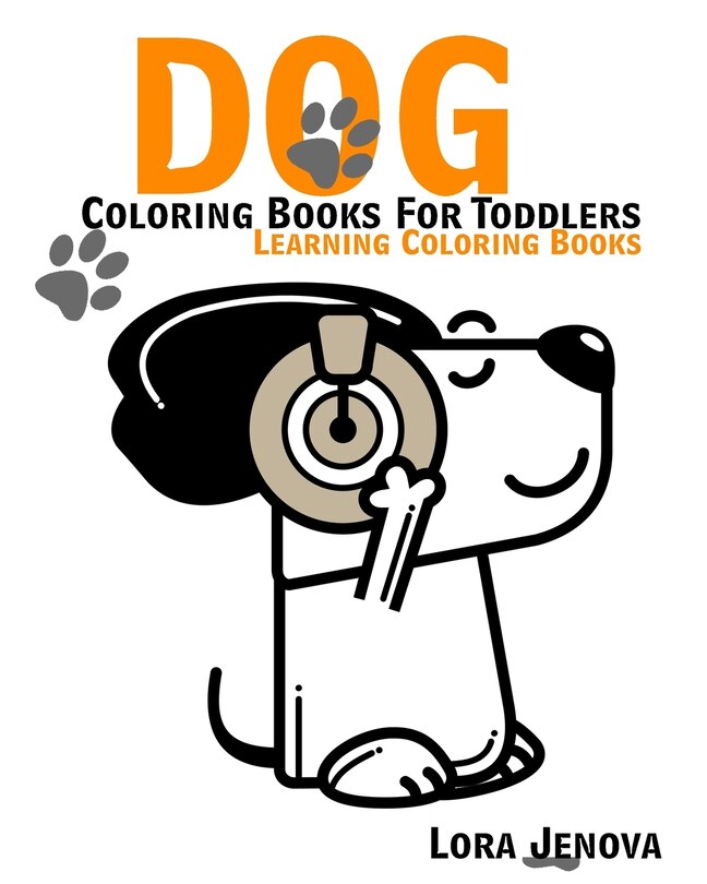Couverture_Dog Coloring Books For Toddlers