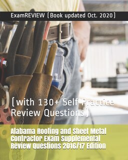 Couverture_Alabama Roofing and Sheet Metal Contractor Exam Supplemental Review Questions 2016/17 Edition