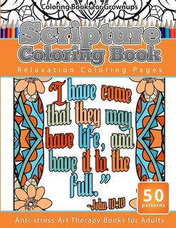 Couverture_Coloring Books for Grownups Scripture Coloring Book