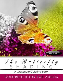 Front cover_Butterfly Shading Coloring Book Volume 1