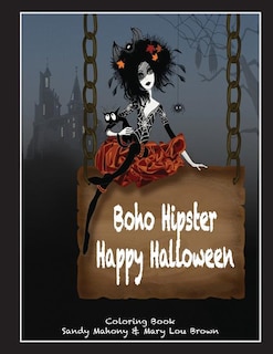 Couverture_Boho Hipster Happy Halloween Coloring Book