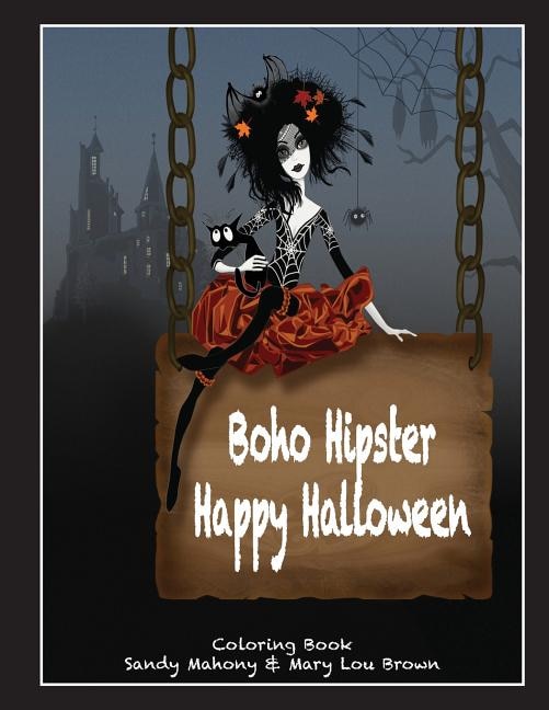 Couverture_Boho Hipster Happy Halloween Coloring Book