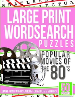 Couverture_Large Print Wordsearch Puzzles Popular Movies of the 80s