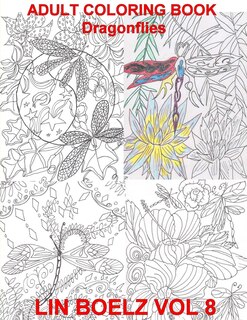 Couverture_Adult Coloring Book Dragonflies