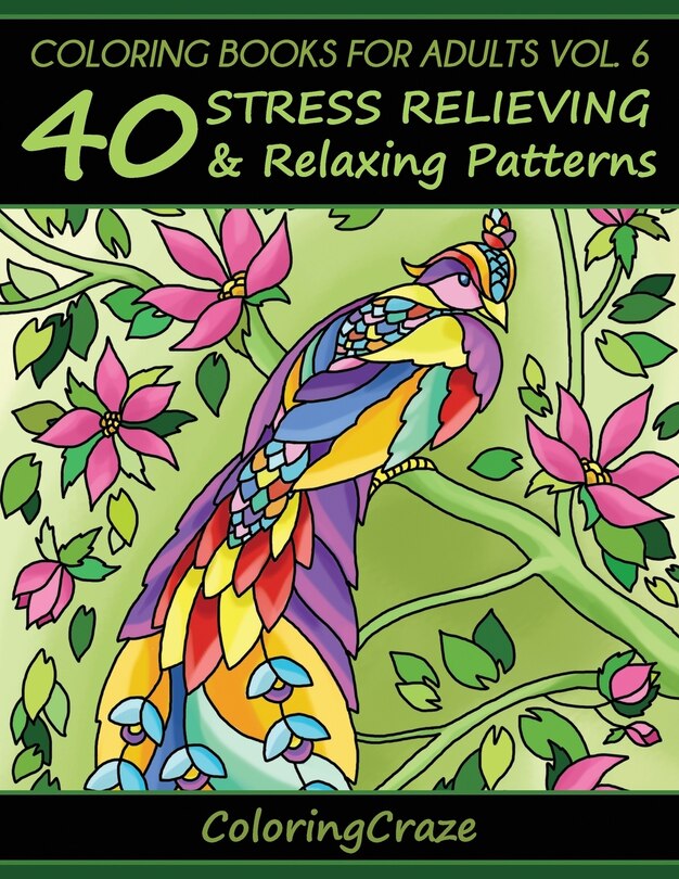 Front cover_Coloring Books For Adults Volume 6