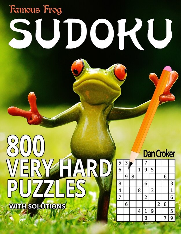 Couverture_Famous Frog Sudoku 800 Very Hard Puzzles With Solutions