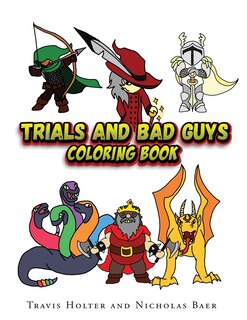 Front cover_Trials and Bad Guys Coloring Book