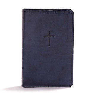 Couverture_CSB Compact Bible, Value Edition, Navy LeatherTouch